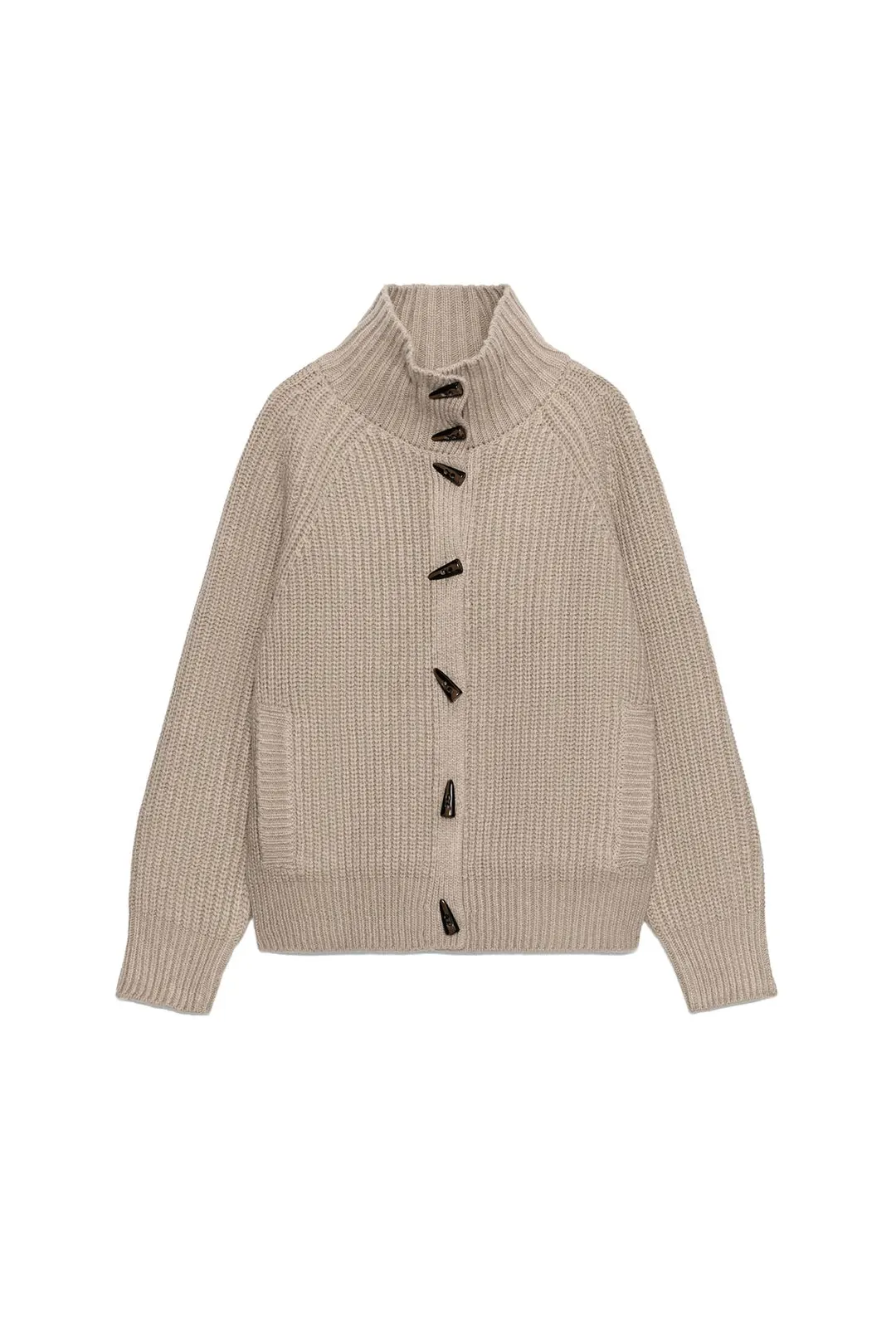 Кардиган с высоким воротником, Zara