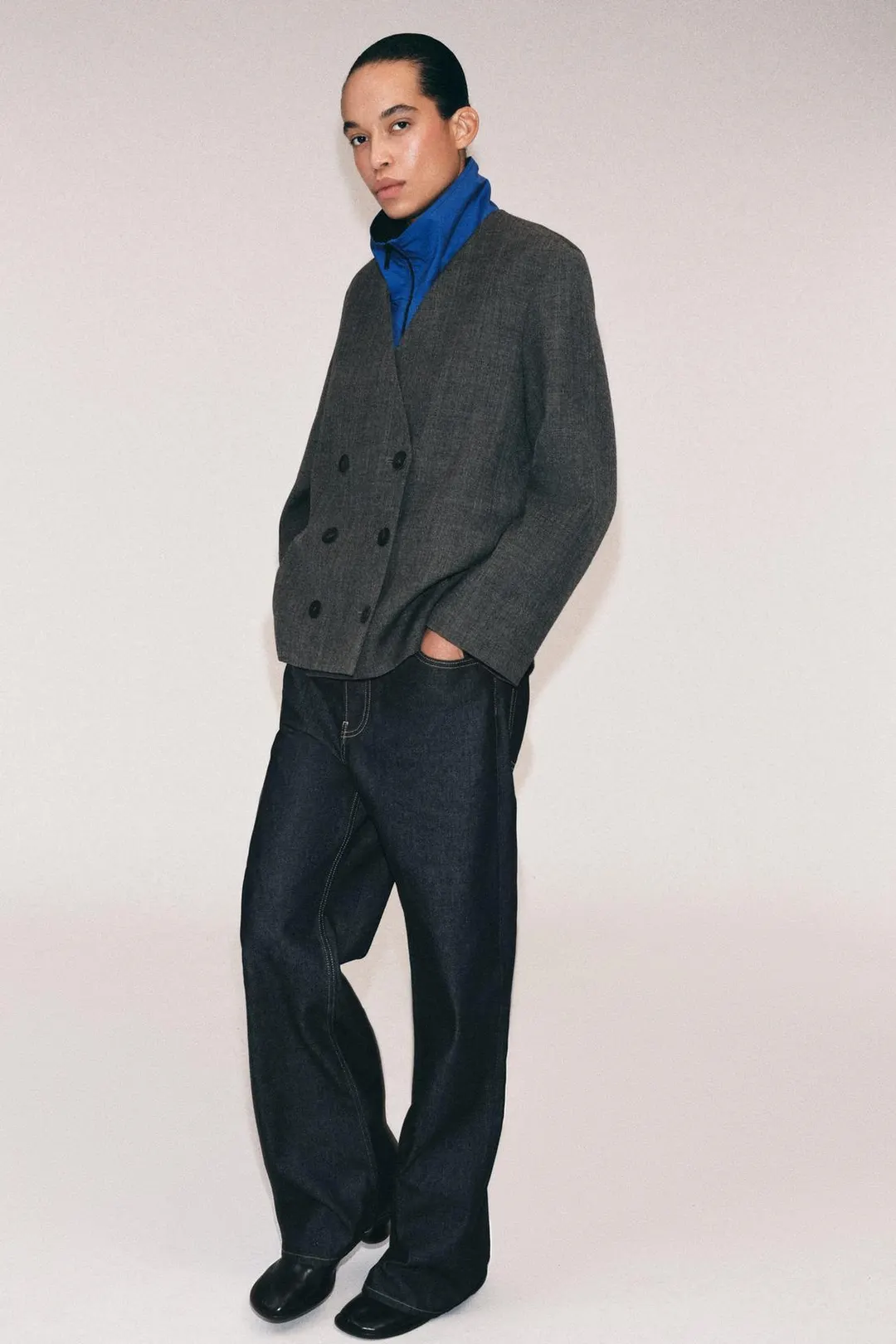 Пиджак из смесовой шерсти ZW Collection, Zara