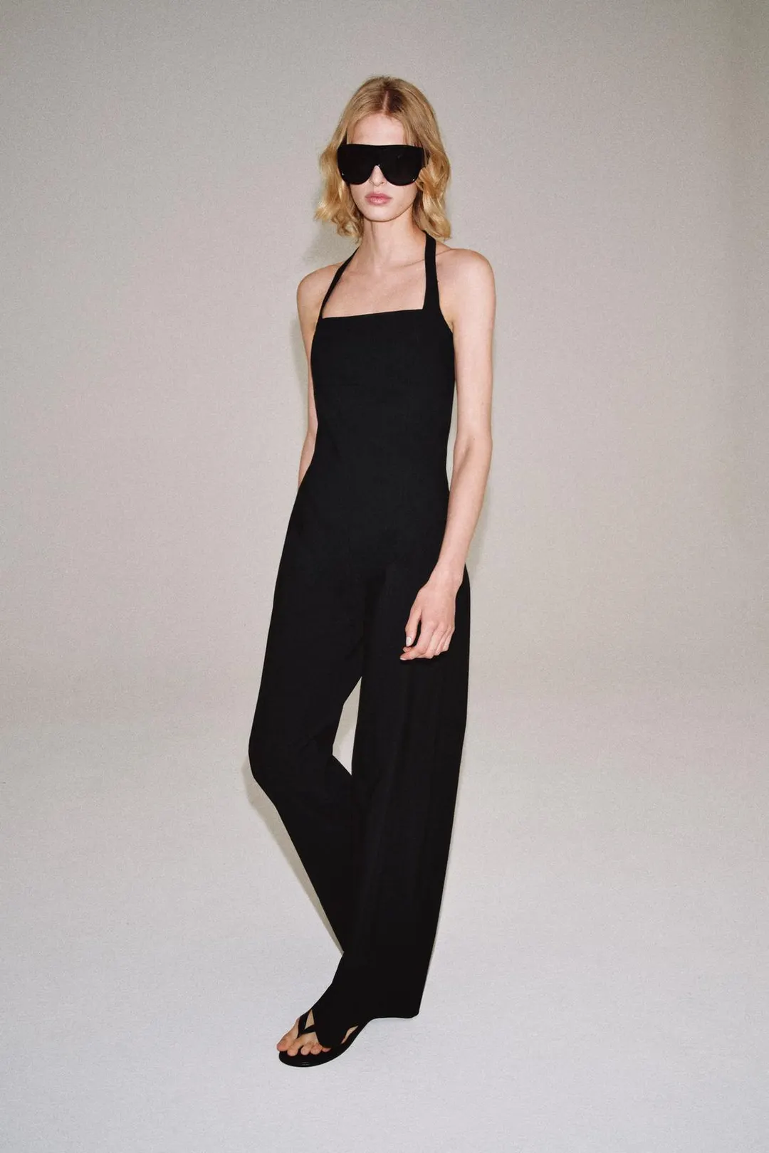 Комбинезон с бретелью халтер ZW Collection, Zara