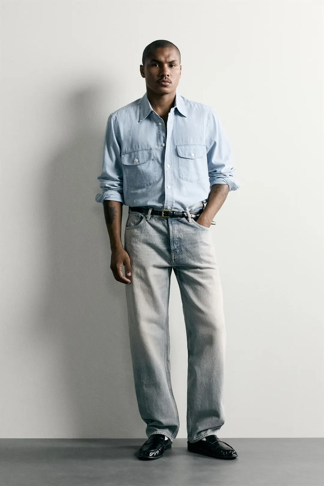 Джинсы прямого кроя, Zara