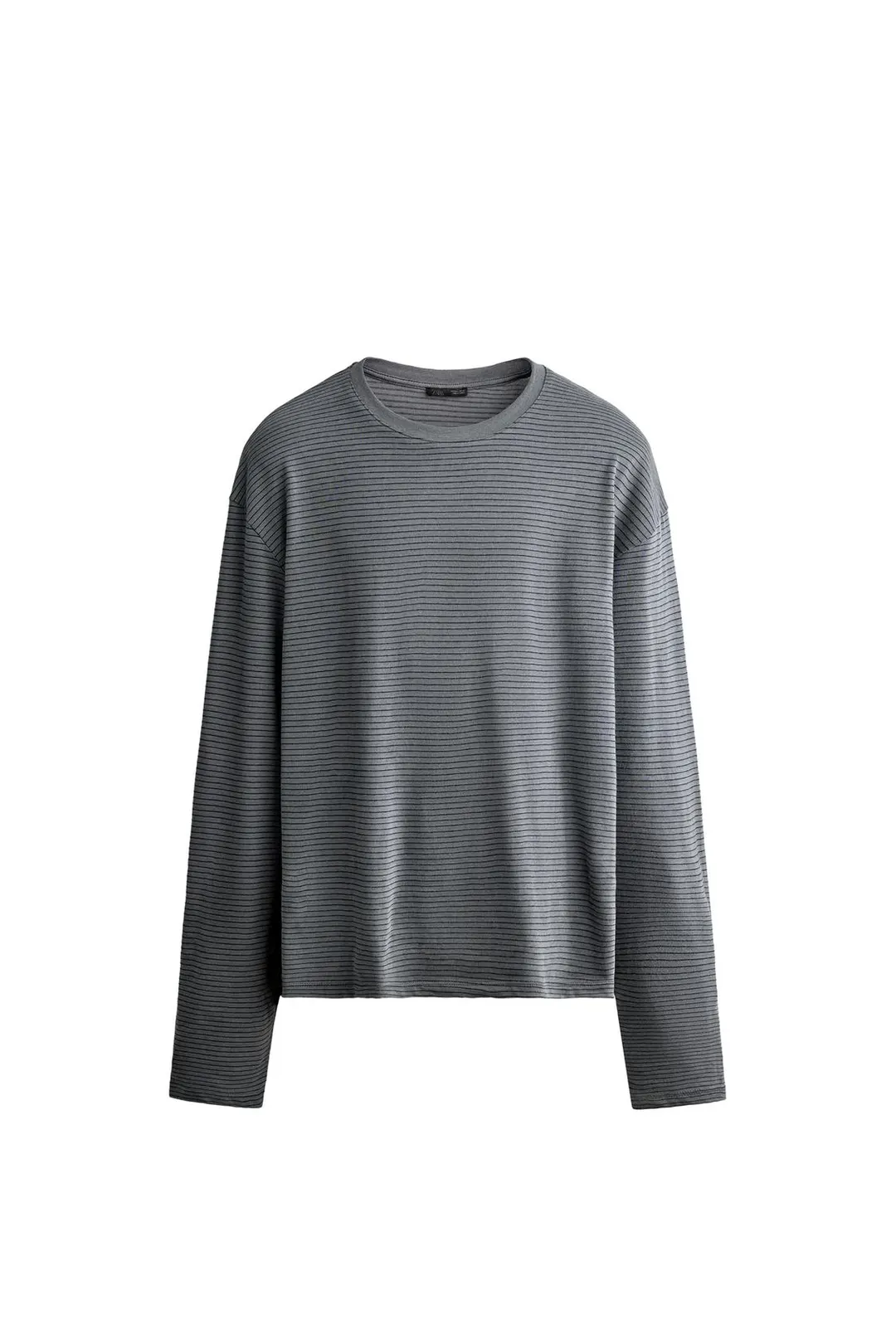 Футболка в полоску из хлопка и модала, Zara