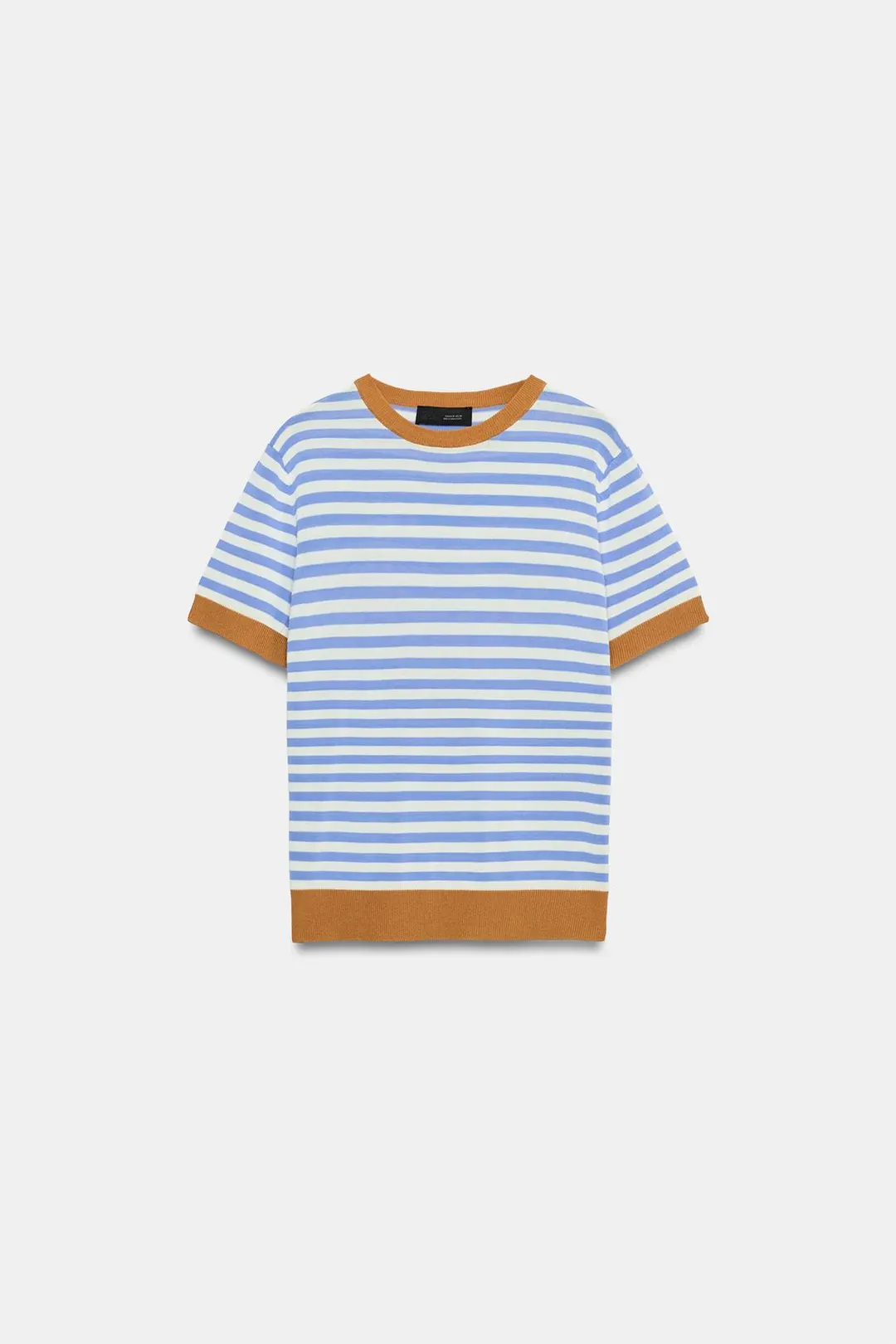 Трикотажный топ в полоску, Zara