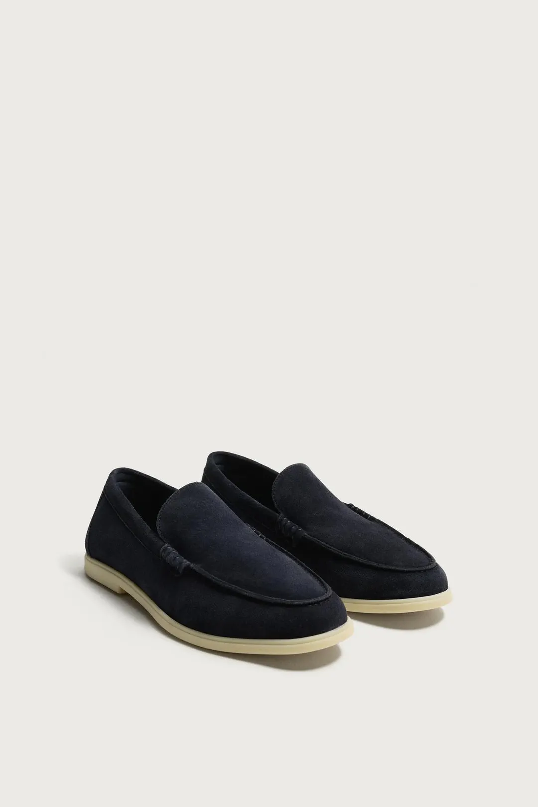 Повседневные кожаные лоферы, Zara