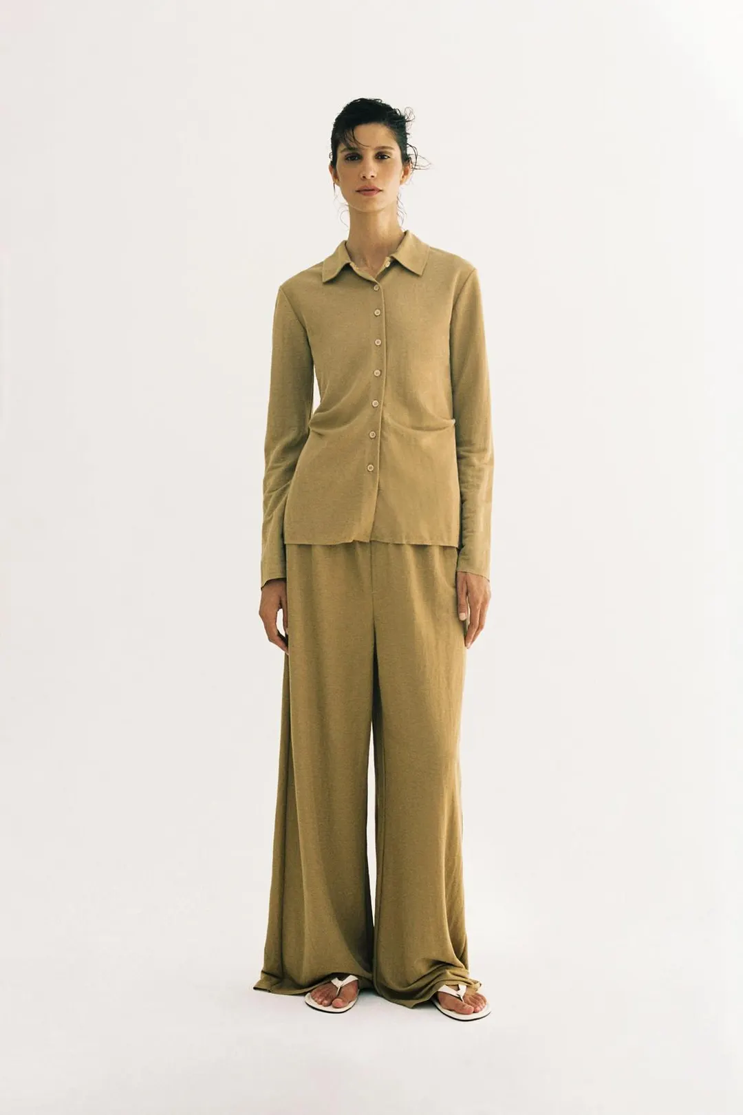 Брюки с прямыми штанинами, Zara