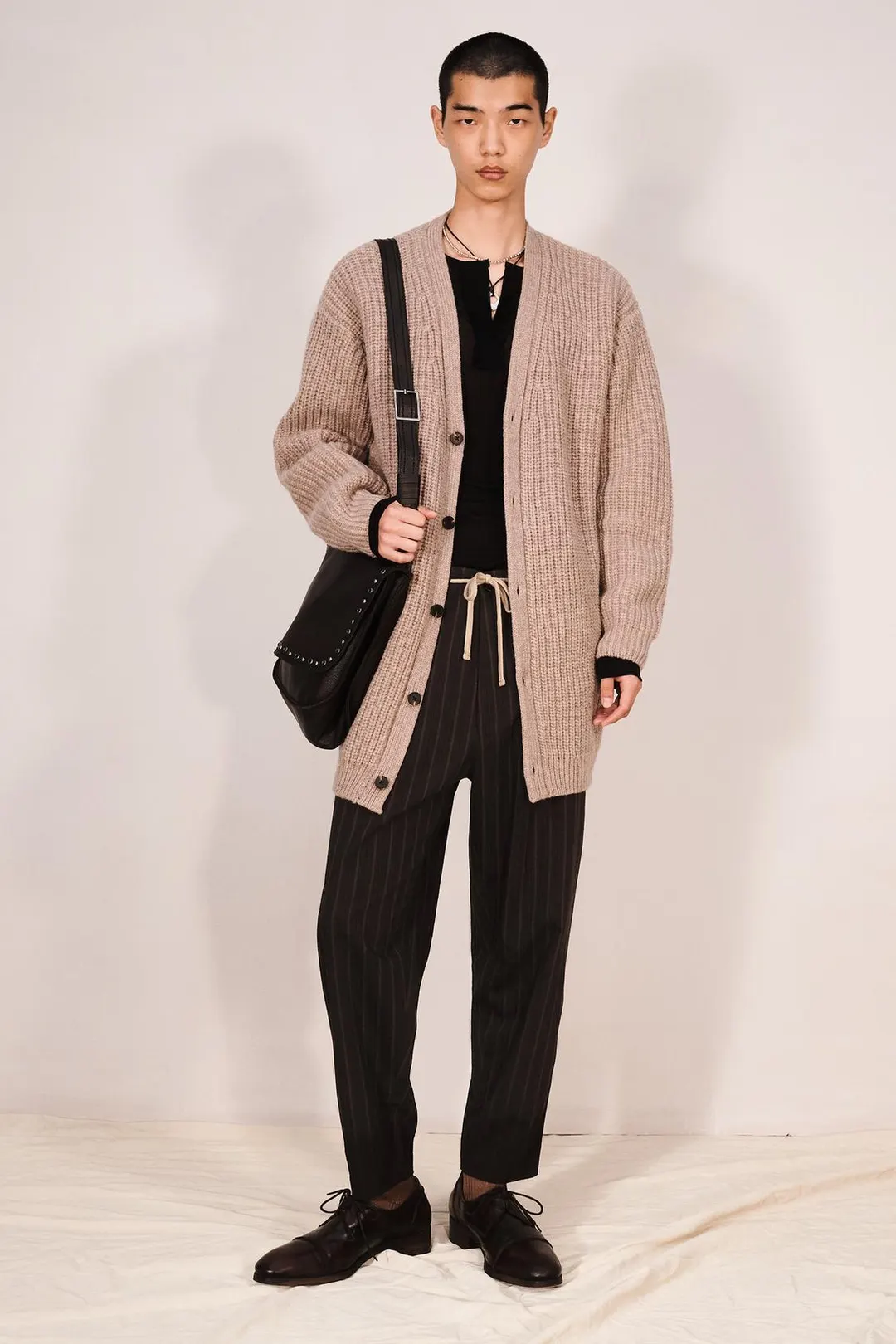 Брюки свободного кроя в полоску, Zara