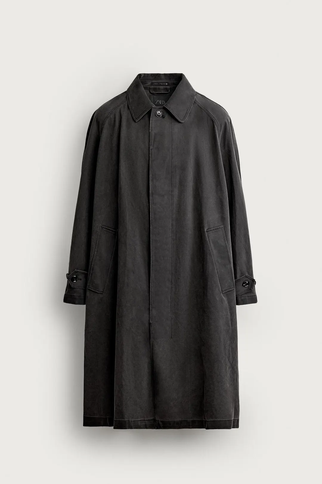 Струящийся тренч свободного кроя, Zara