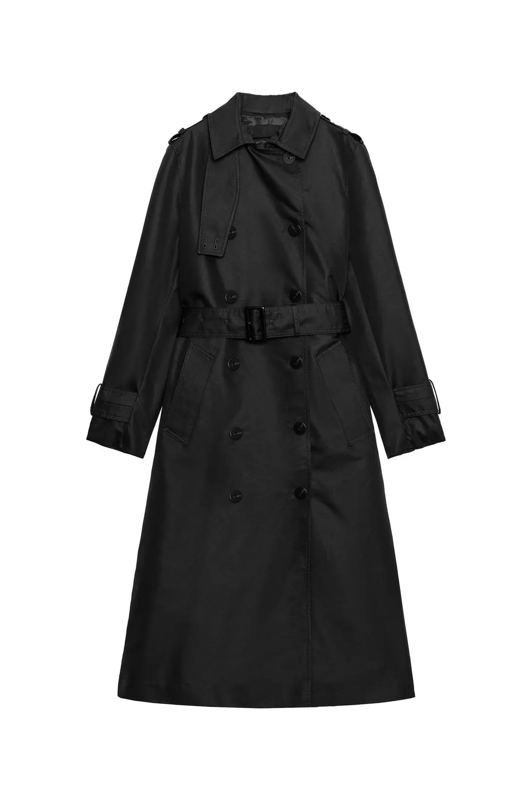 Тренч водоотталкивающий с поясом ZW Collection, Zara