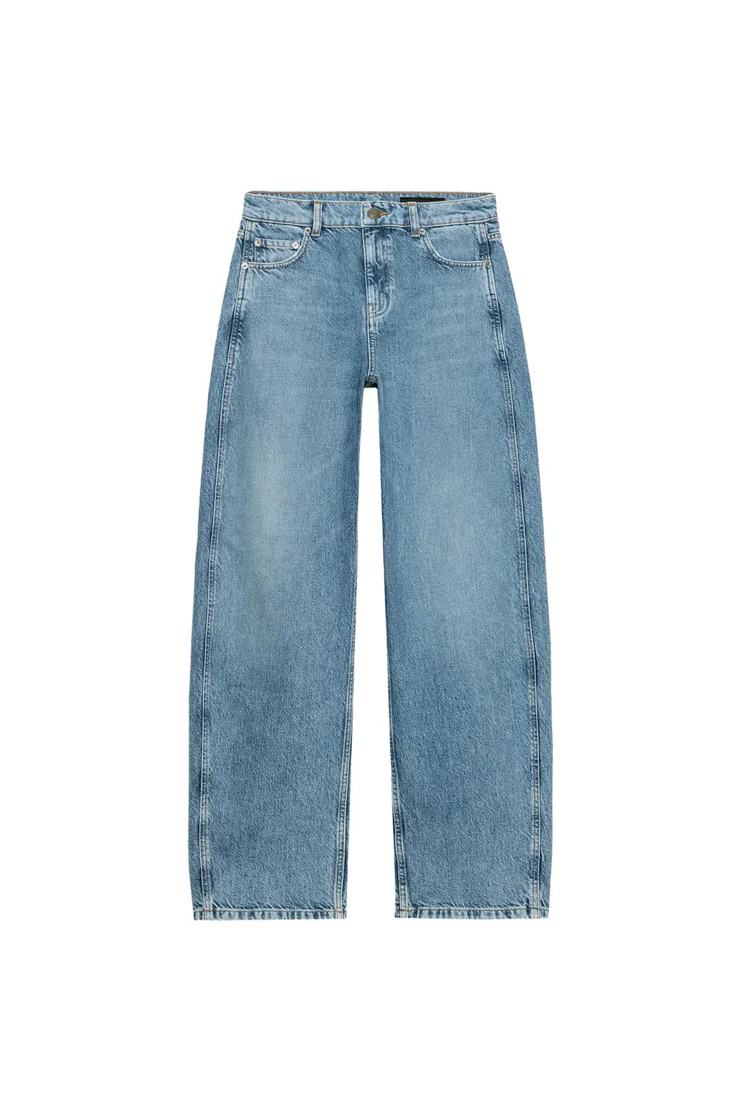Джинсы ZW Collection прямого изогнутого кроя средней посадки, Zara
