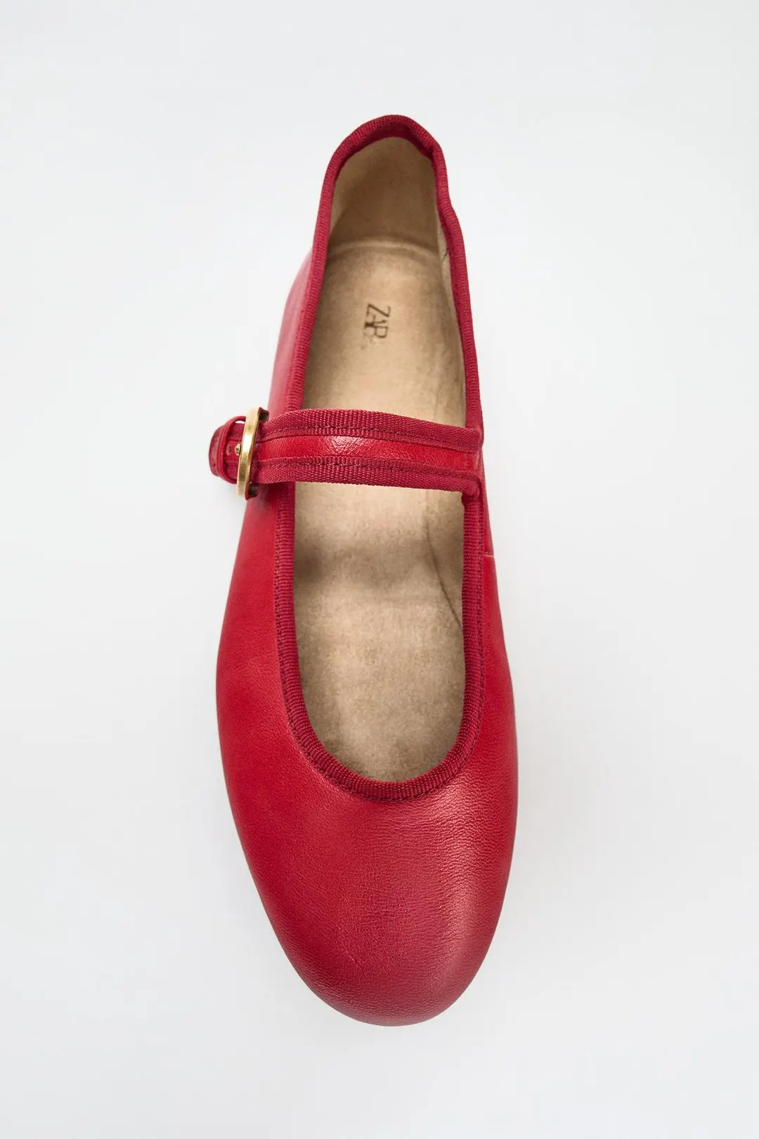 Балетки из кожи, Zara