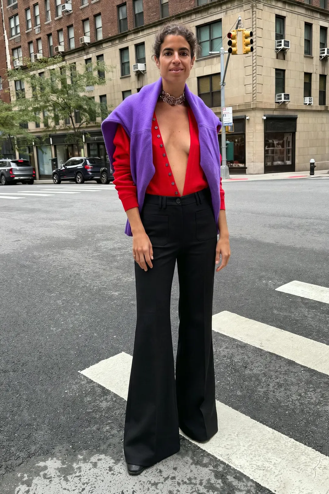Расклешенные брюки ZW Collection, Zara