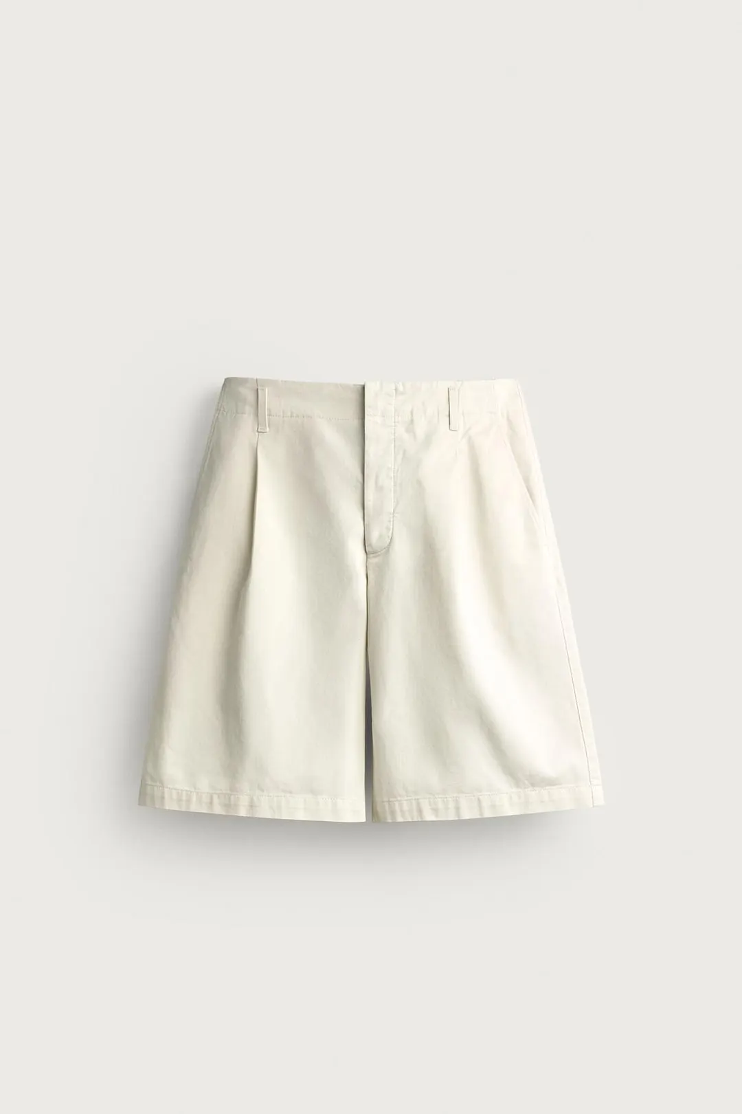 Бермуды свободного кроя с защипами, Zara
