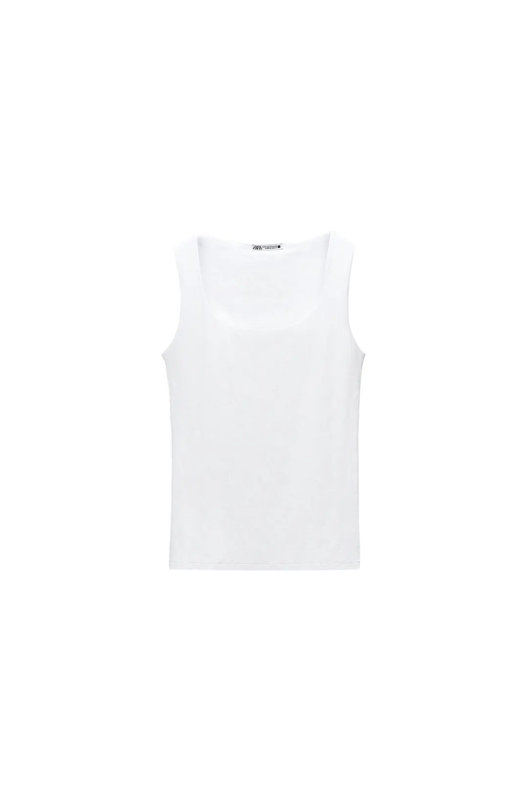 Футболка из полиамида с широкими бретелями, Zara