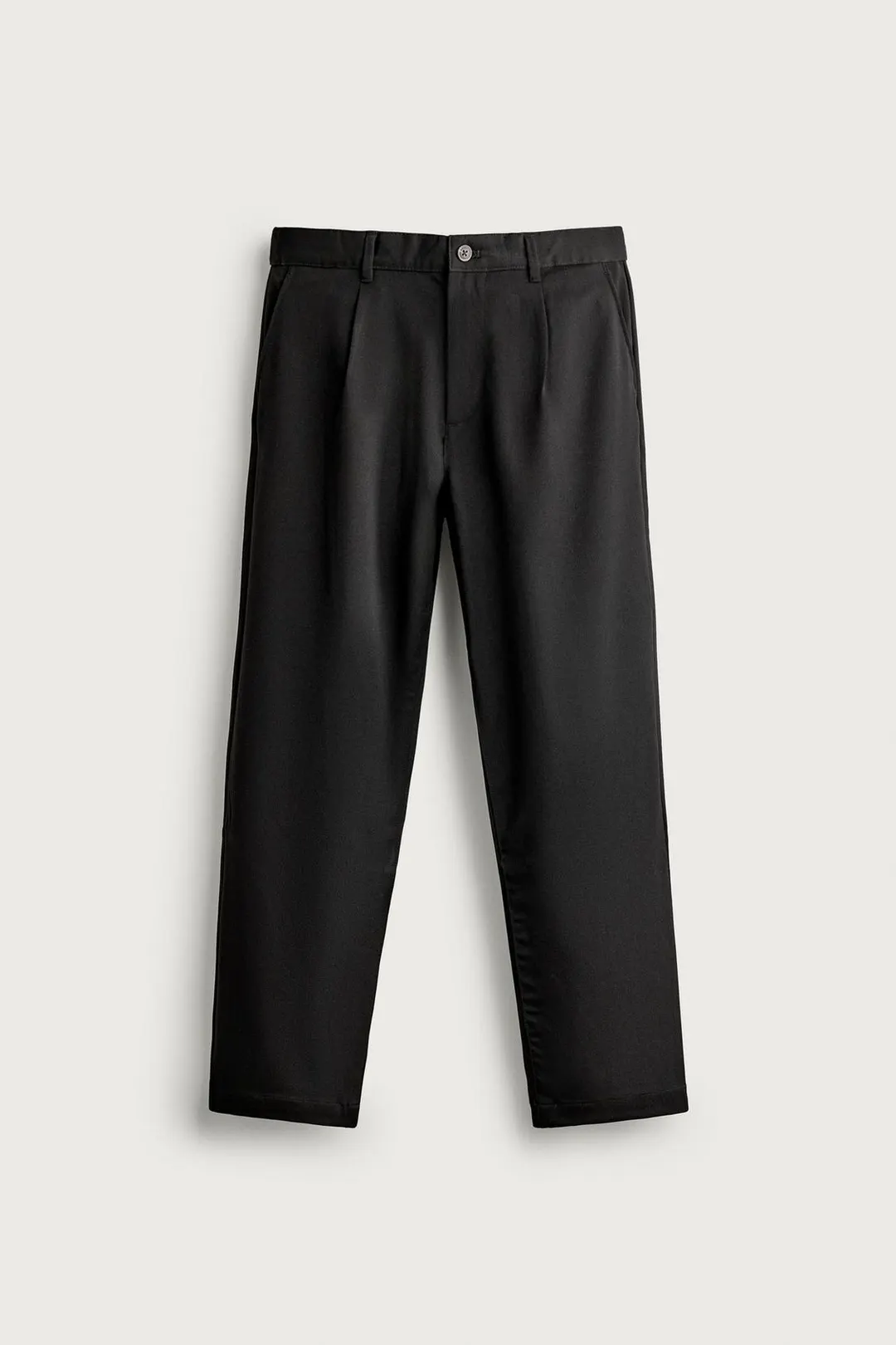 Брюки свободного кроя со складками, Zara