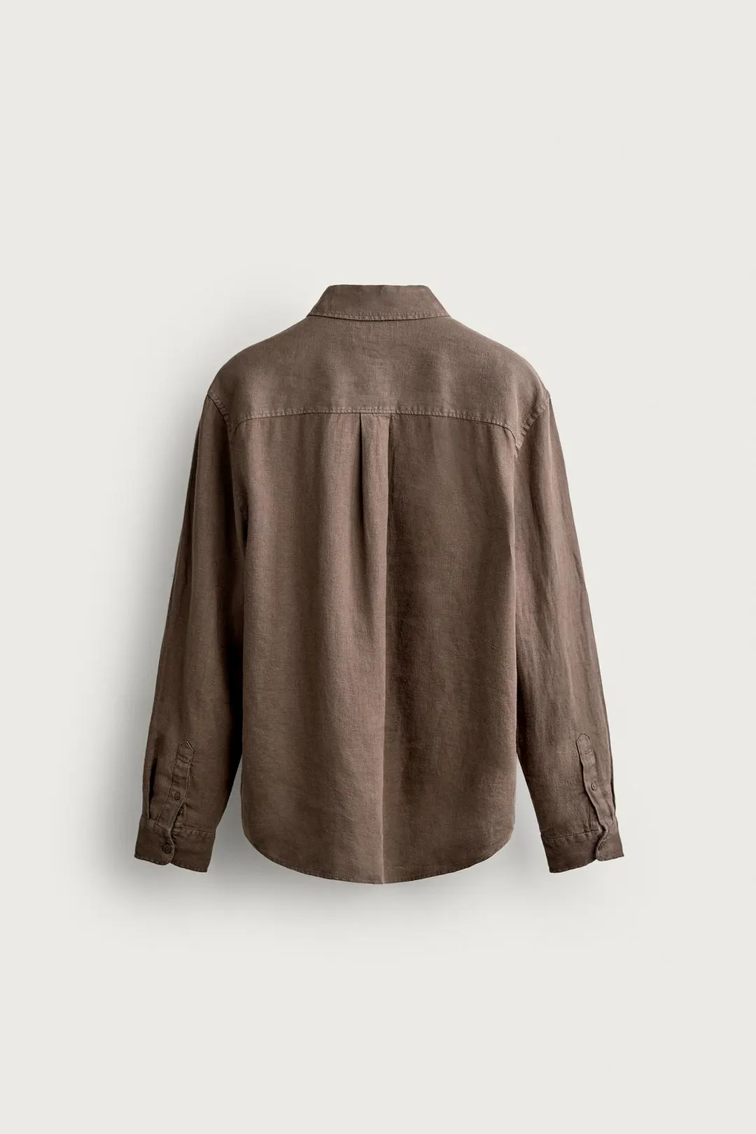Рубашка стандартного кроя из 100% льна, Zara
