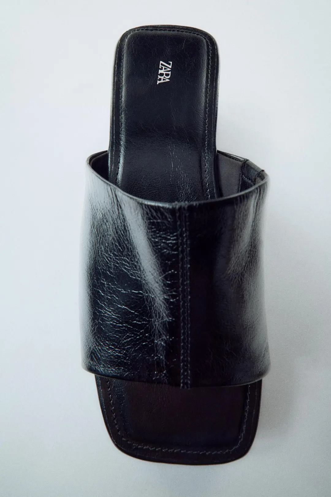 Сандалии из кожи на платформе, Zara