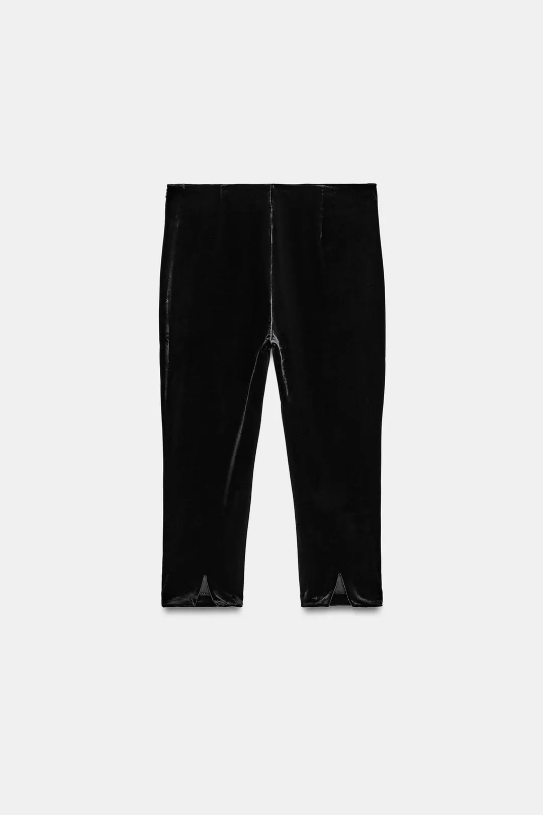 Бархатные брюки капри, Zara
