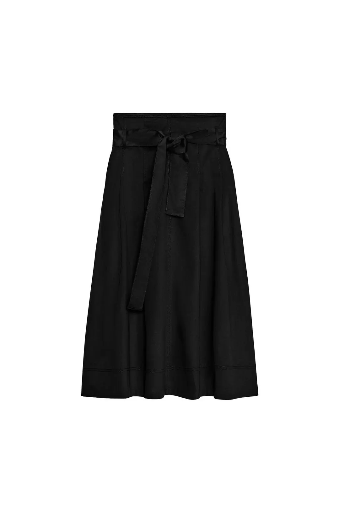 Юбка миди ZW Collection с поясом, Zara