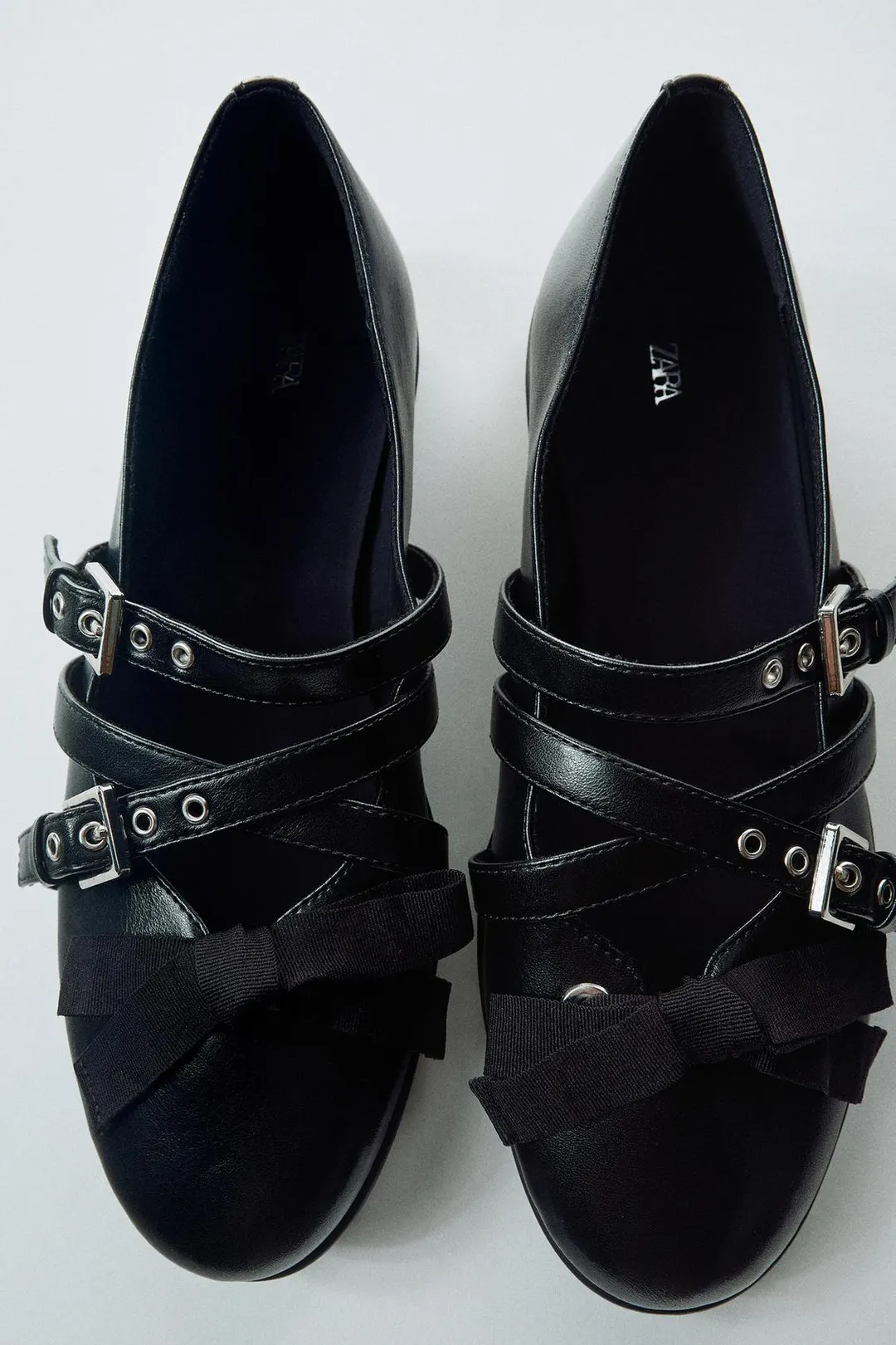 Балетки с ремешками, Zara