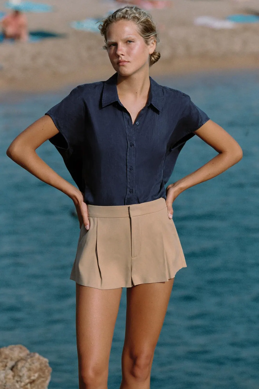 Шорты с вытачками, Zara