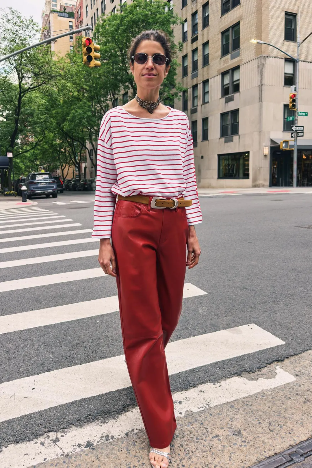 Ремень из замшевого спилка с тройной шлевкой, Zara