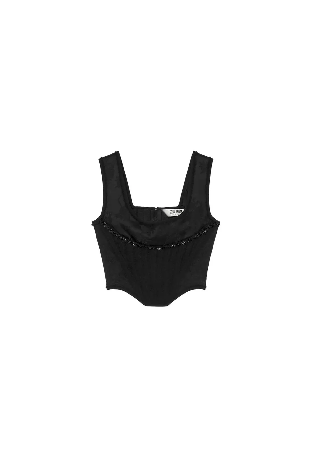 Жаккардовый корсет с бисером The Item Zara Woman, Zara