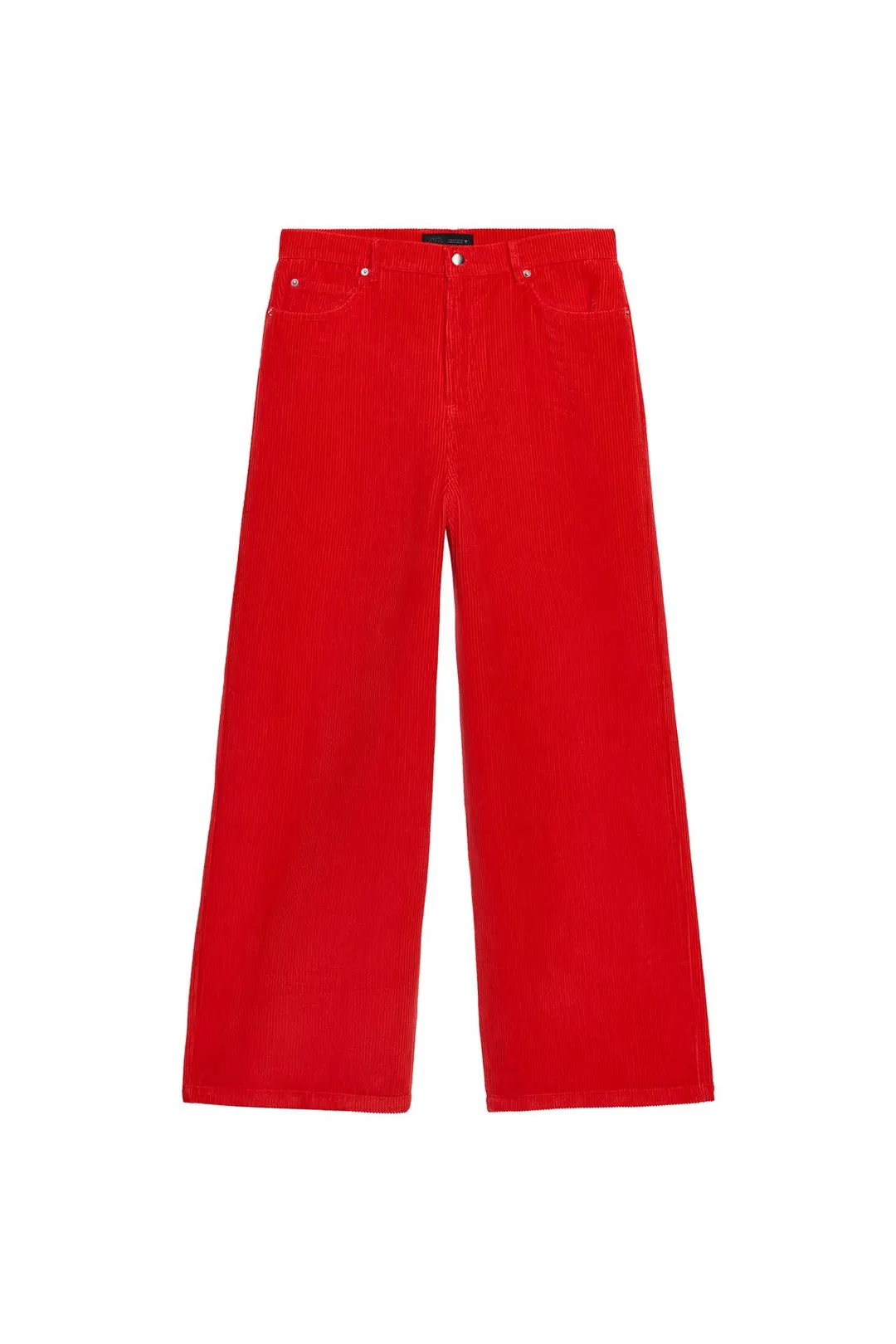 Брюки широкого кроя из вельвета, Zara
