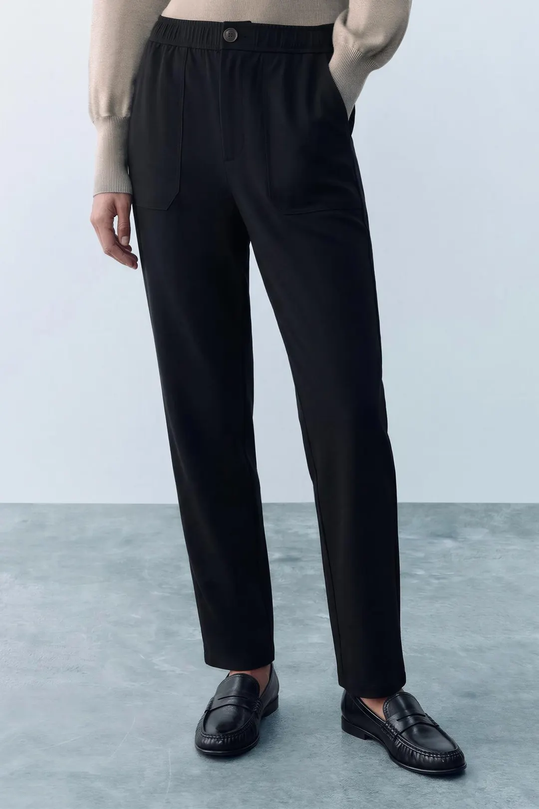Брюки с эластичным поясом, Zara