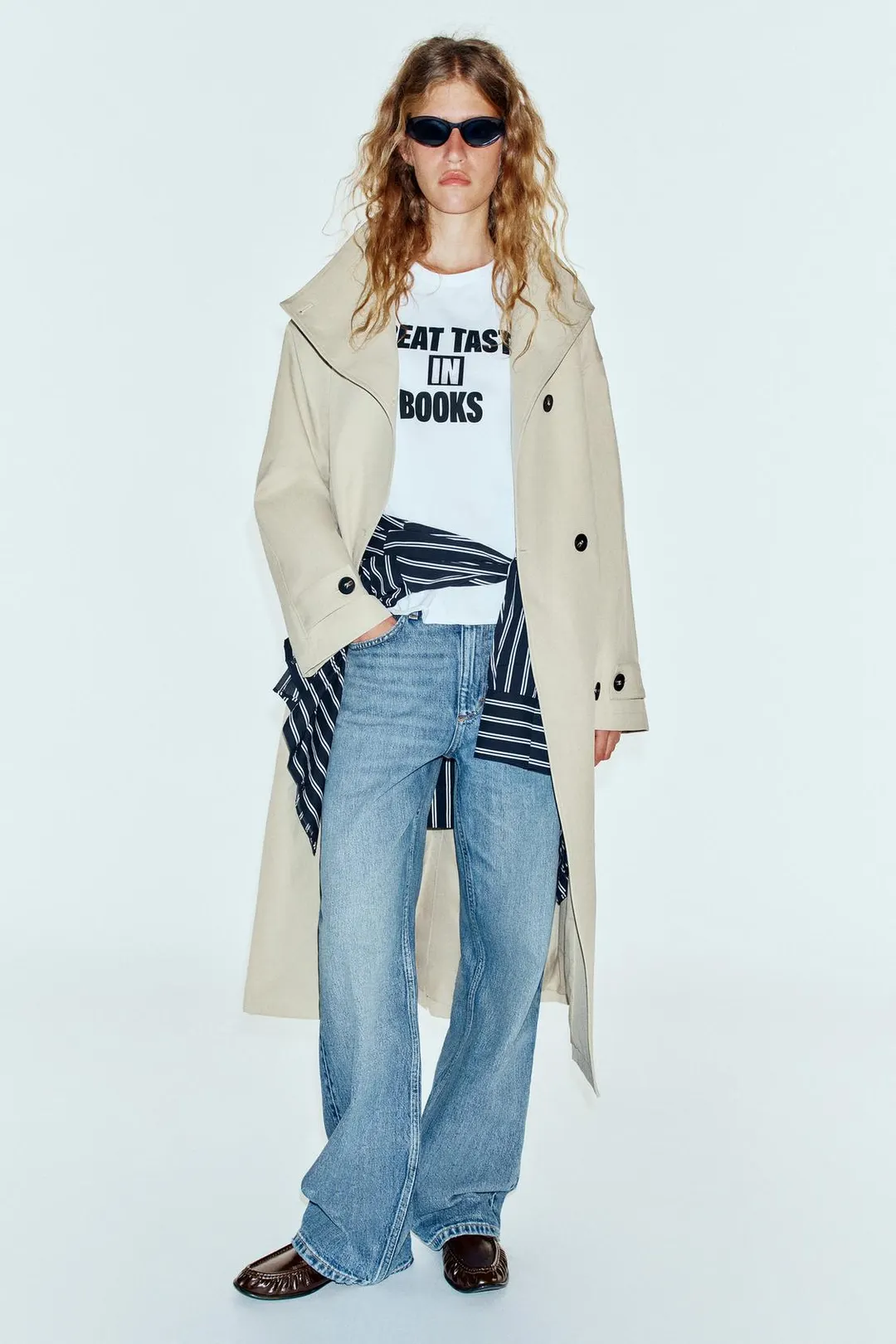 Футболка с надписью, Zara