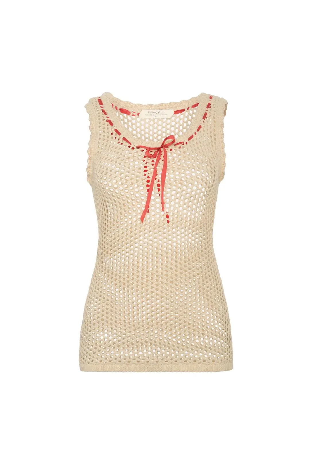 Вязаный топ с бантом Limited Edition, Zara