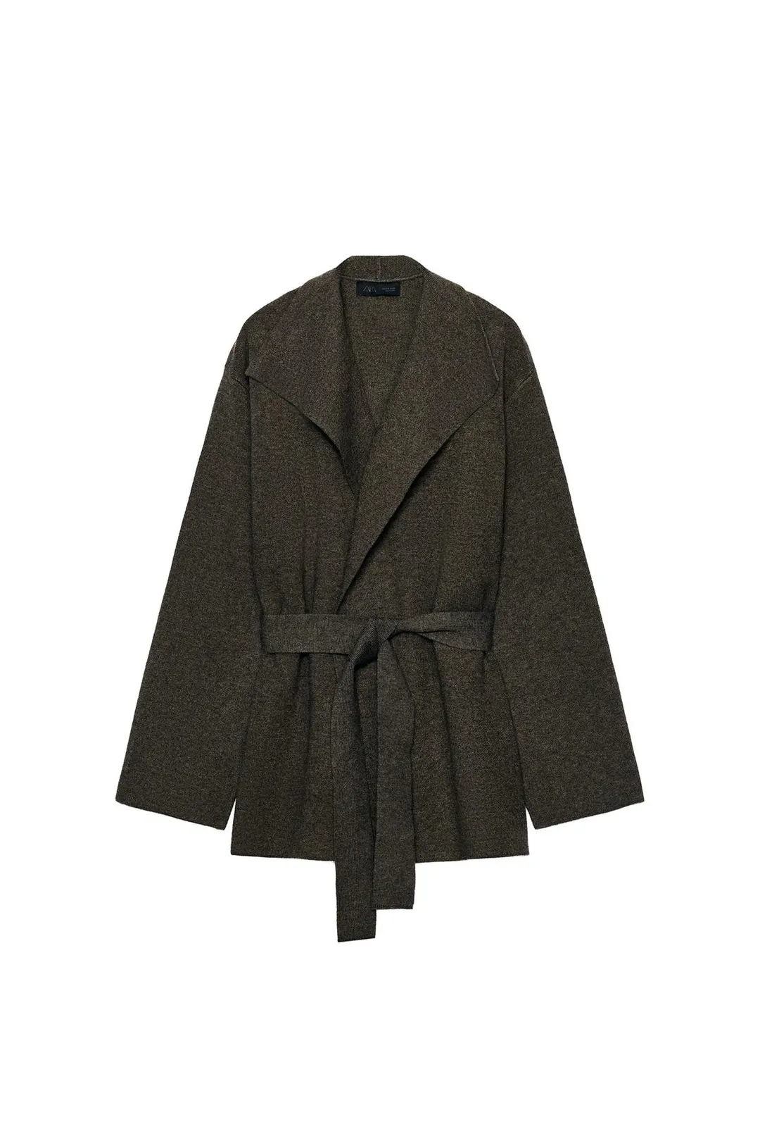 Кардиган с поясом, Zara