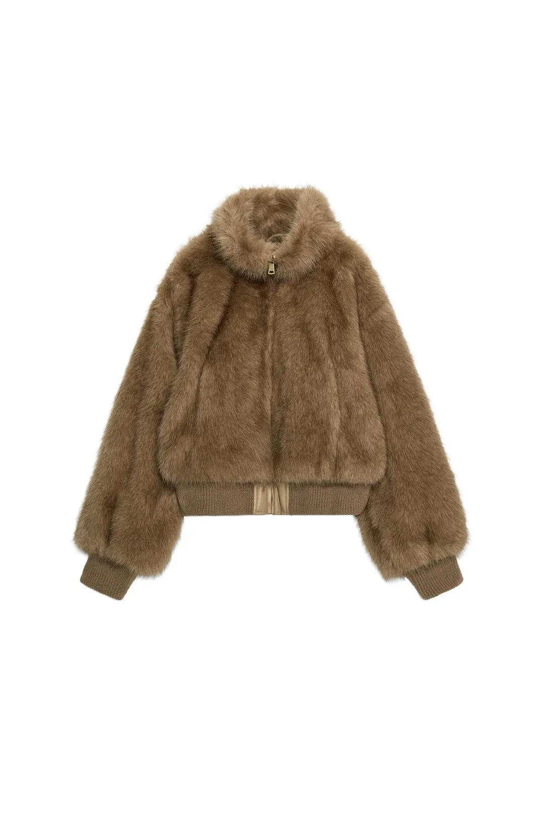 Куртка-бомбер из искусственного меха, Zara