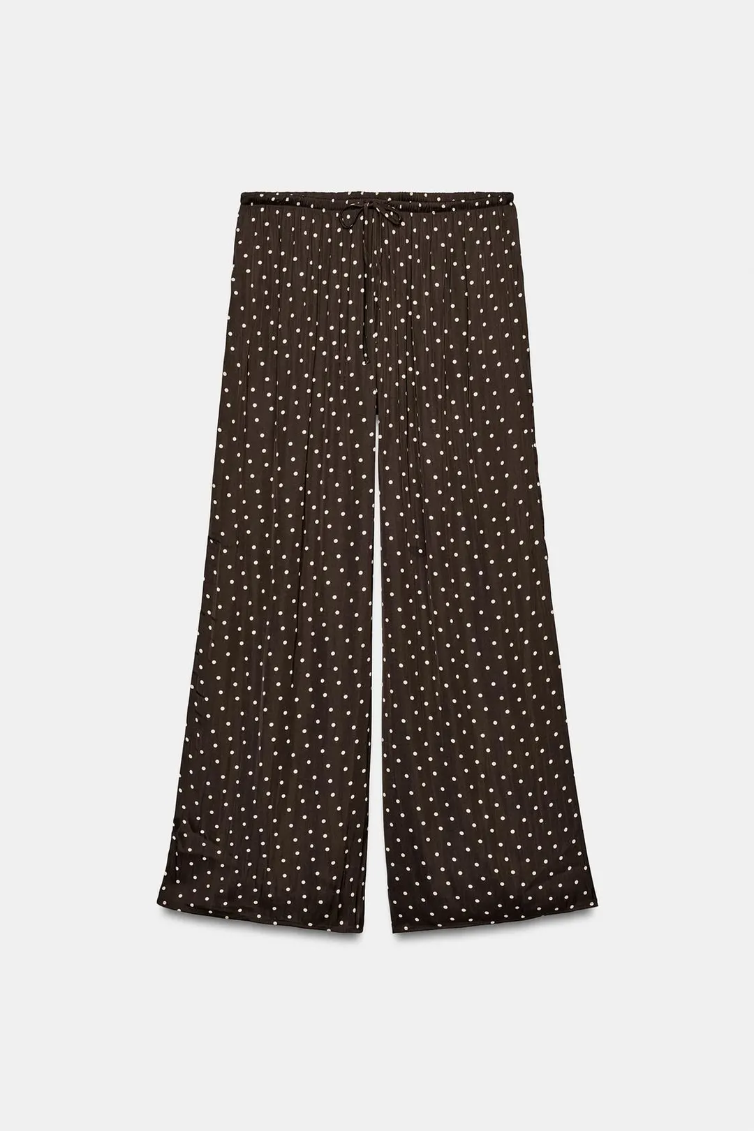 Брюки палаццо в горошек, Zara