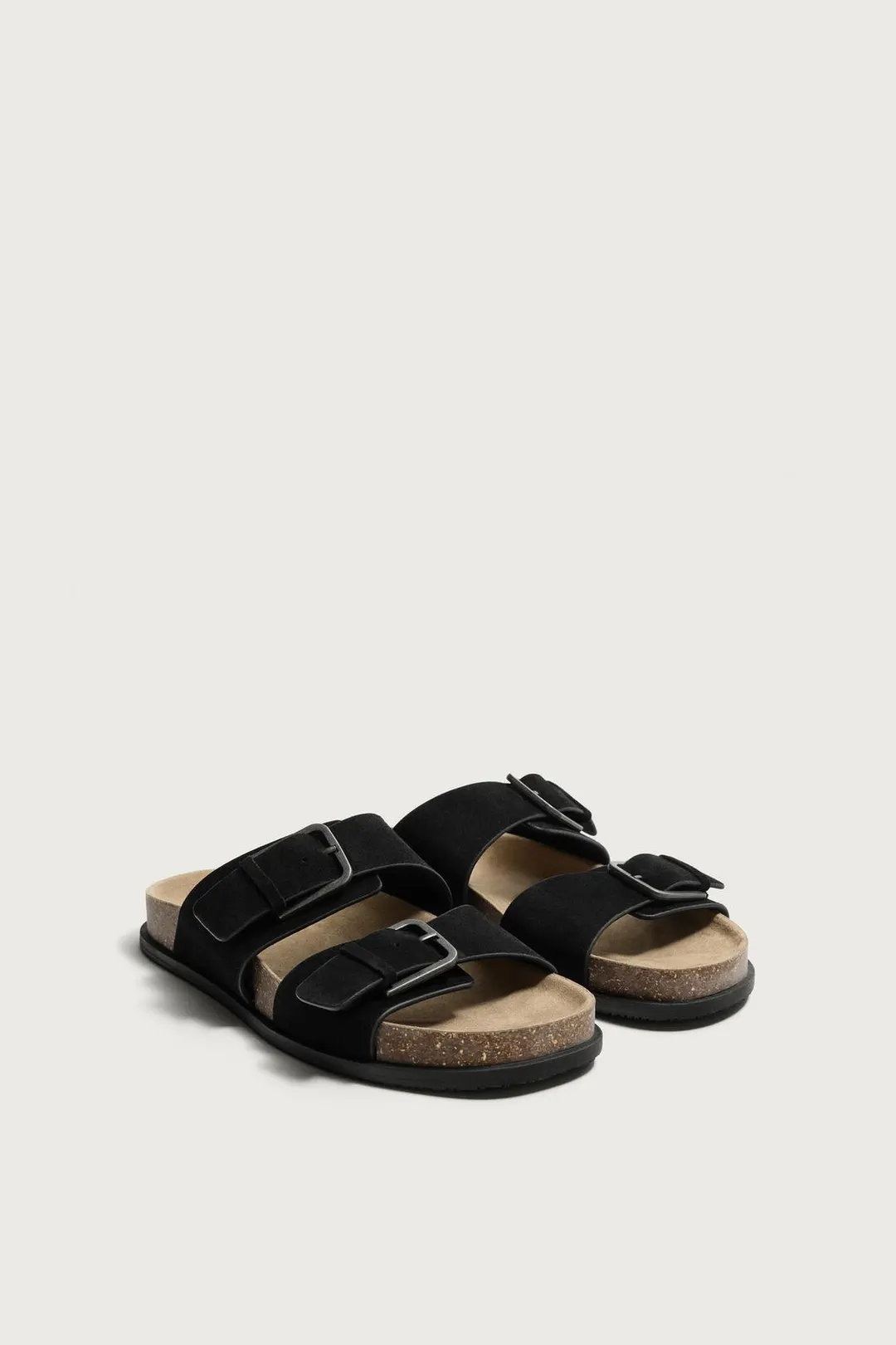 Сандалии из кожи с ремешками, Zara