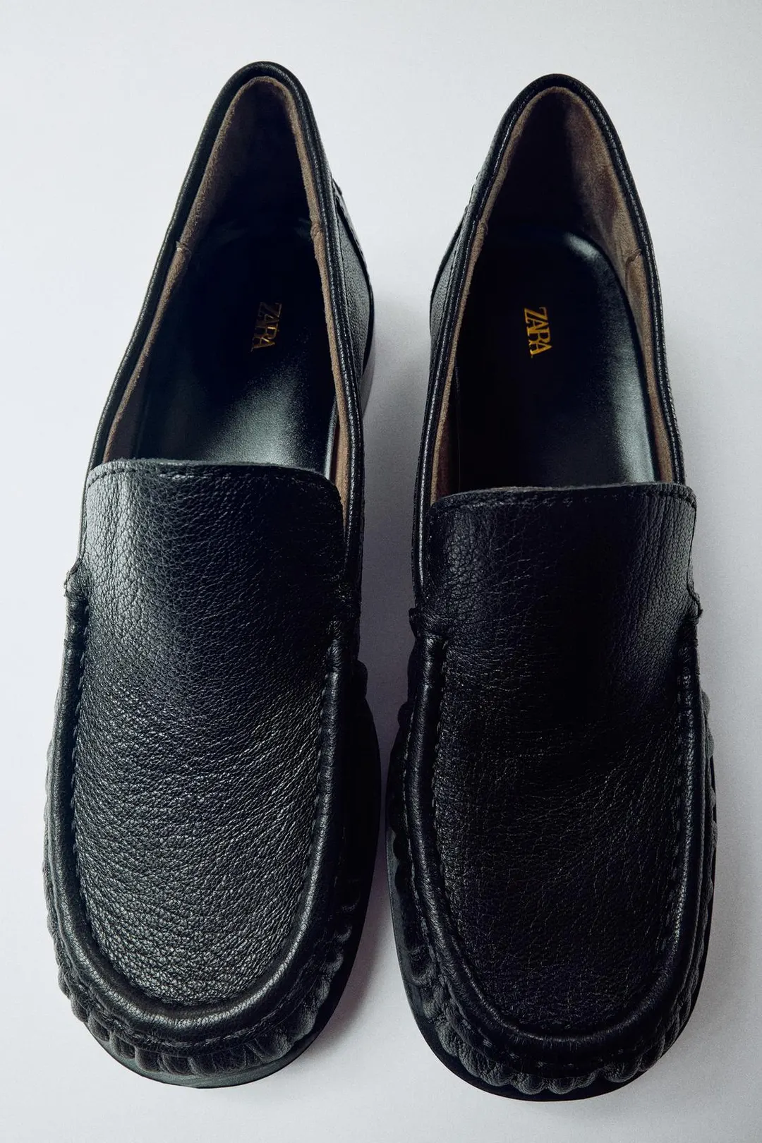 Кожаные лоферы, Zara