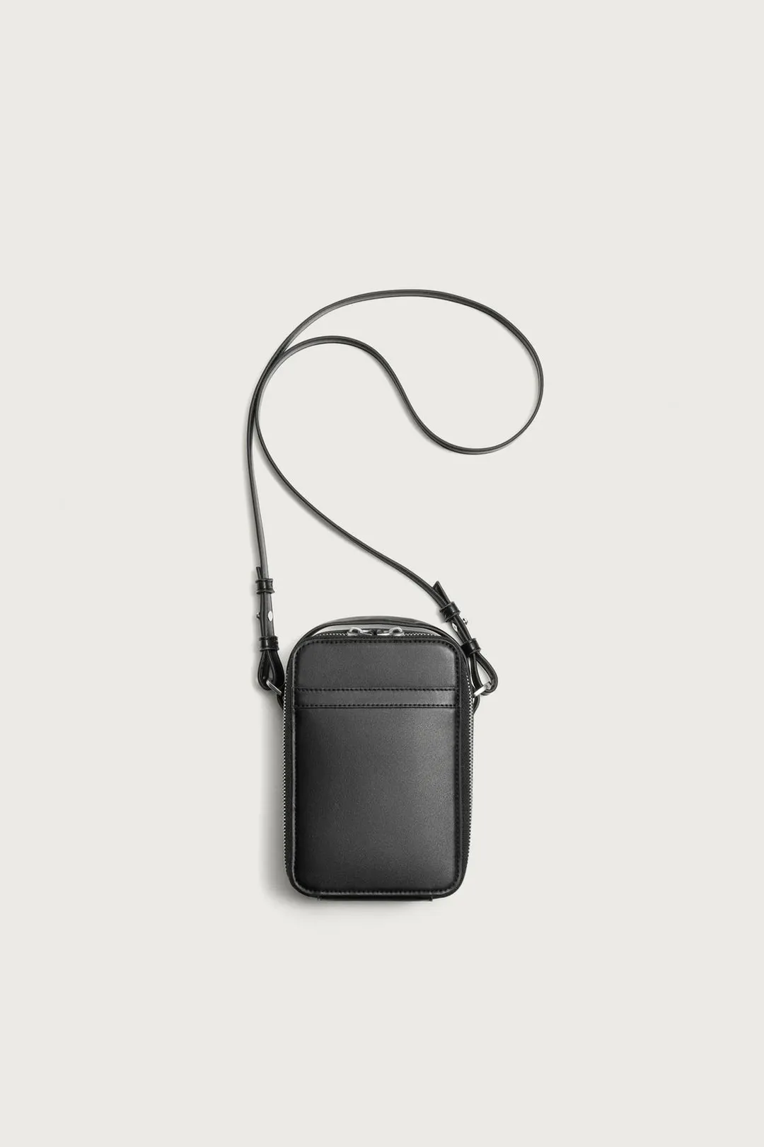 Сумка кросс-боди вертикальная однотонная, Zara