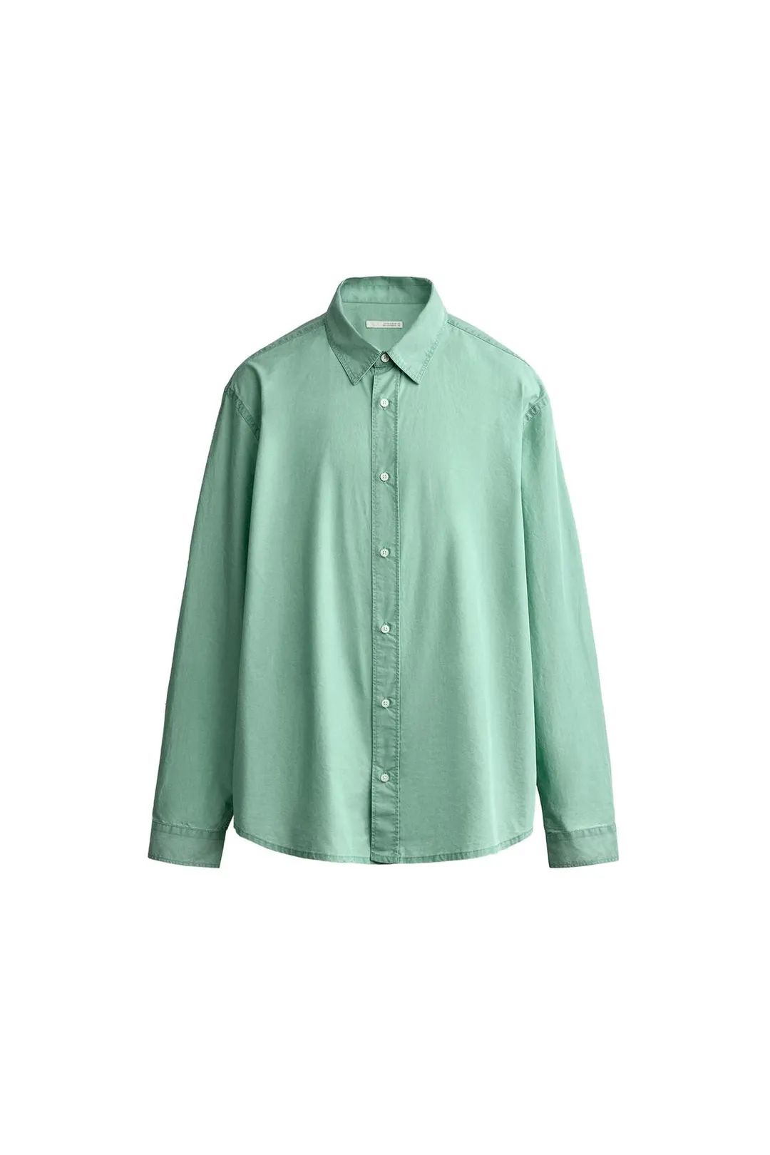 Рубашка прямого кроя с эффектом стирки, Zara