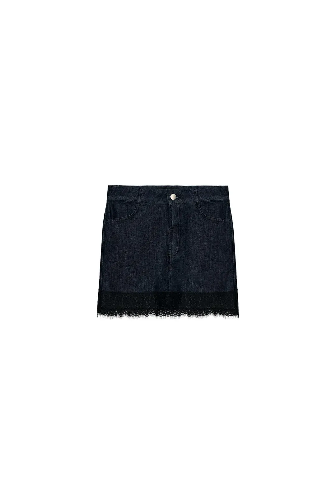 Юбка-шорты с кружевными деталями, Zara