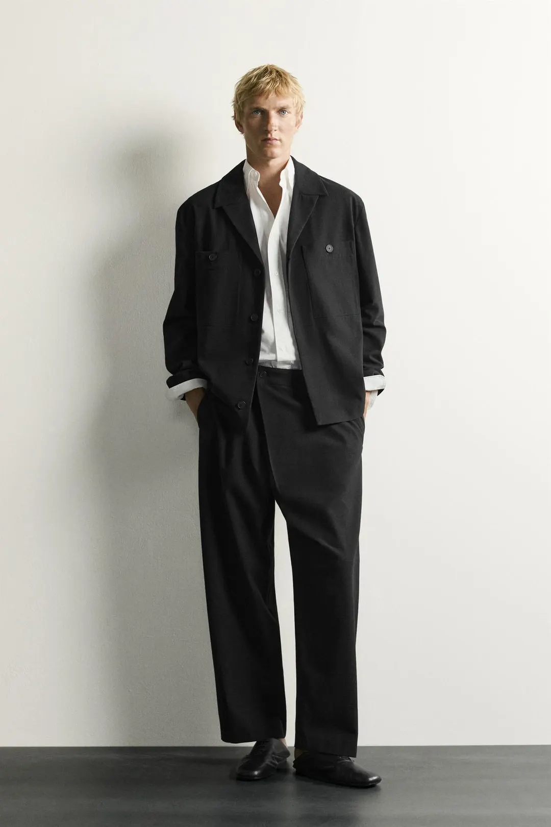Брюки кроя баллон с запахом, Zara