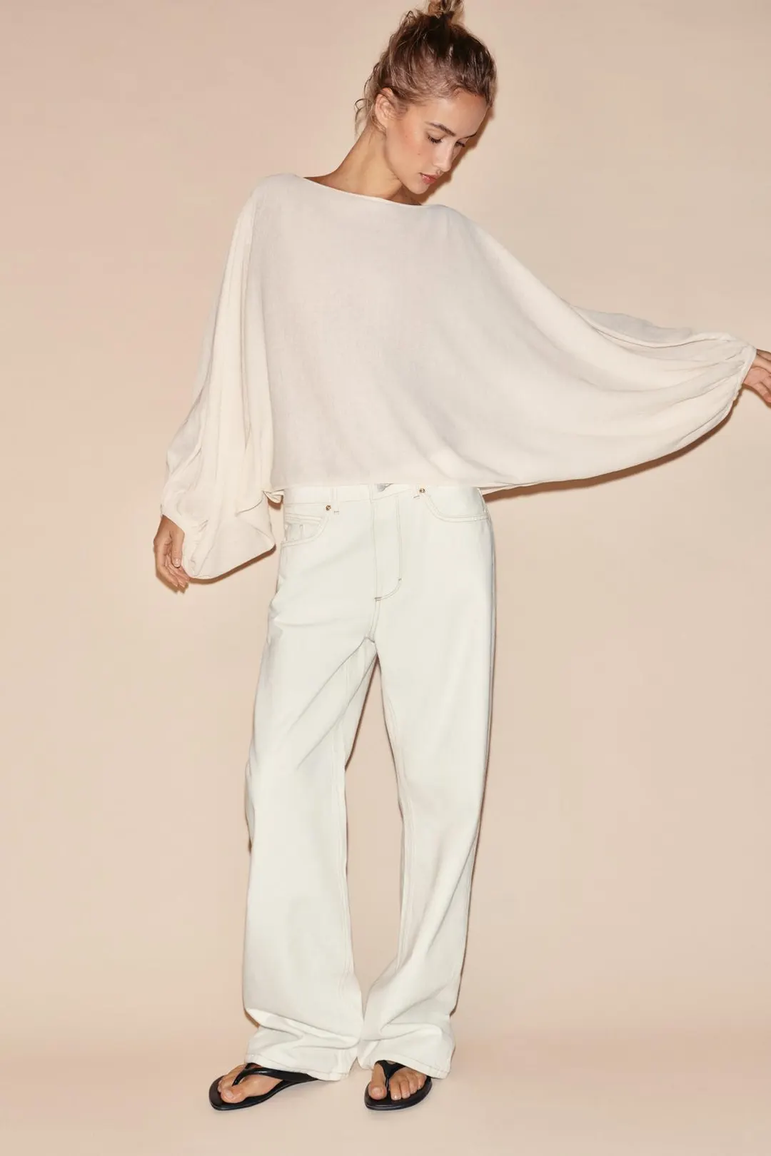 Джемпер с объемными рукавами, Zara