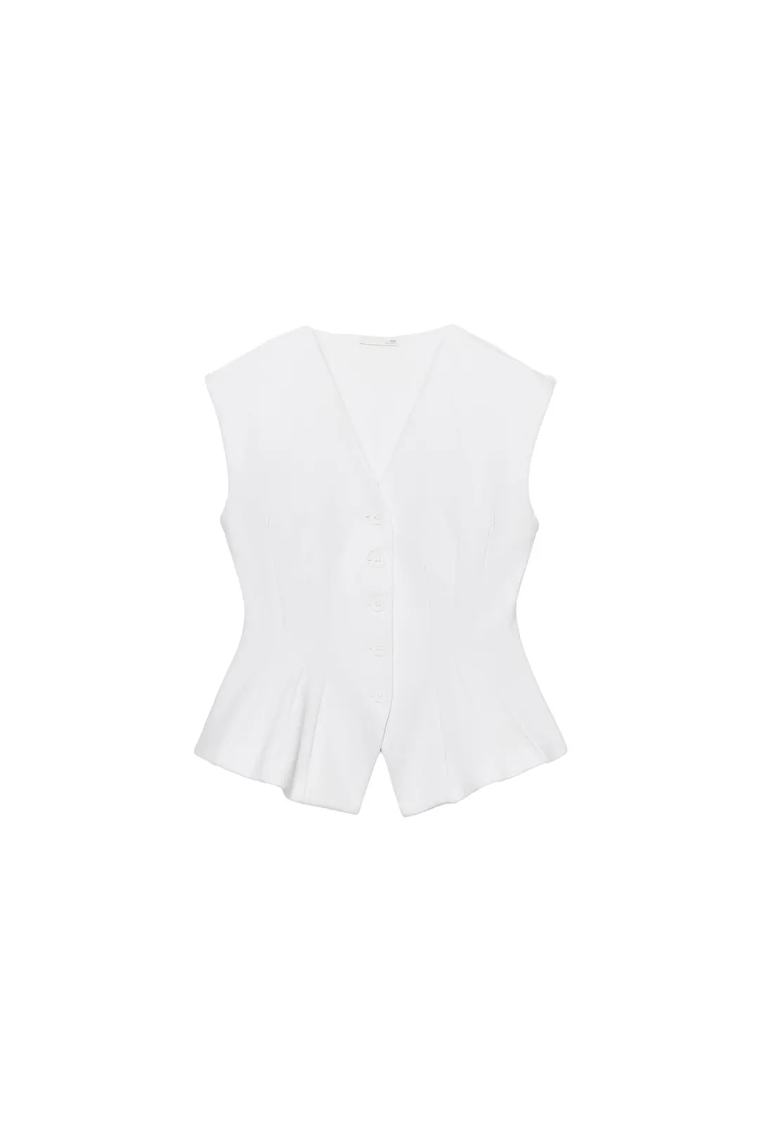 Жилет из интерлока на пуговицах, Zara