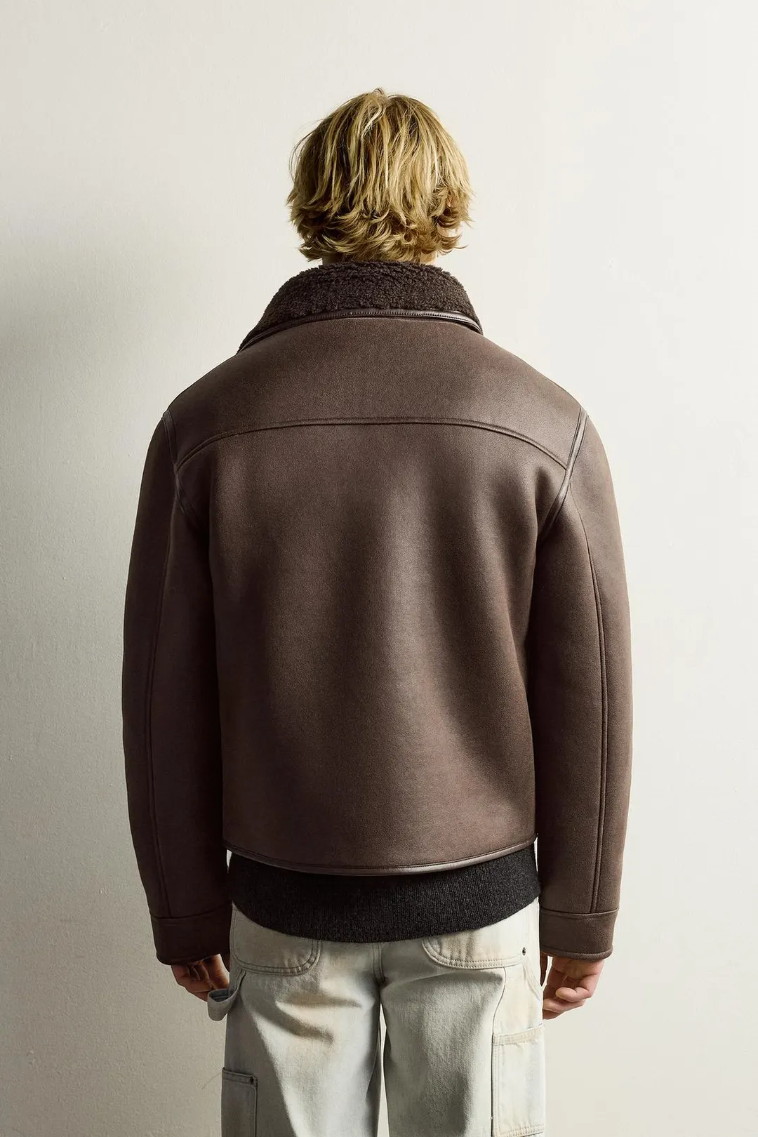 Куртка двухсторонняя под кожу, Zara