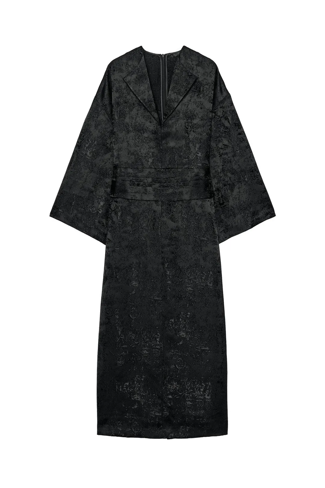 Жаккардовое платье с поясом ZW Collection, Zara