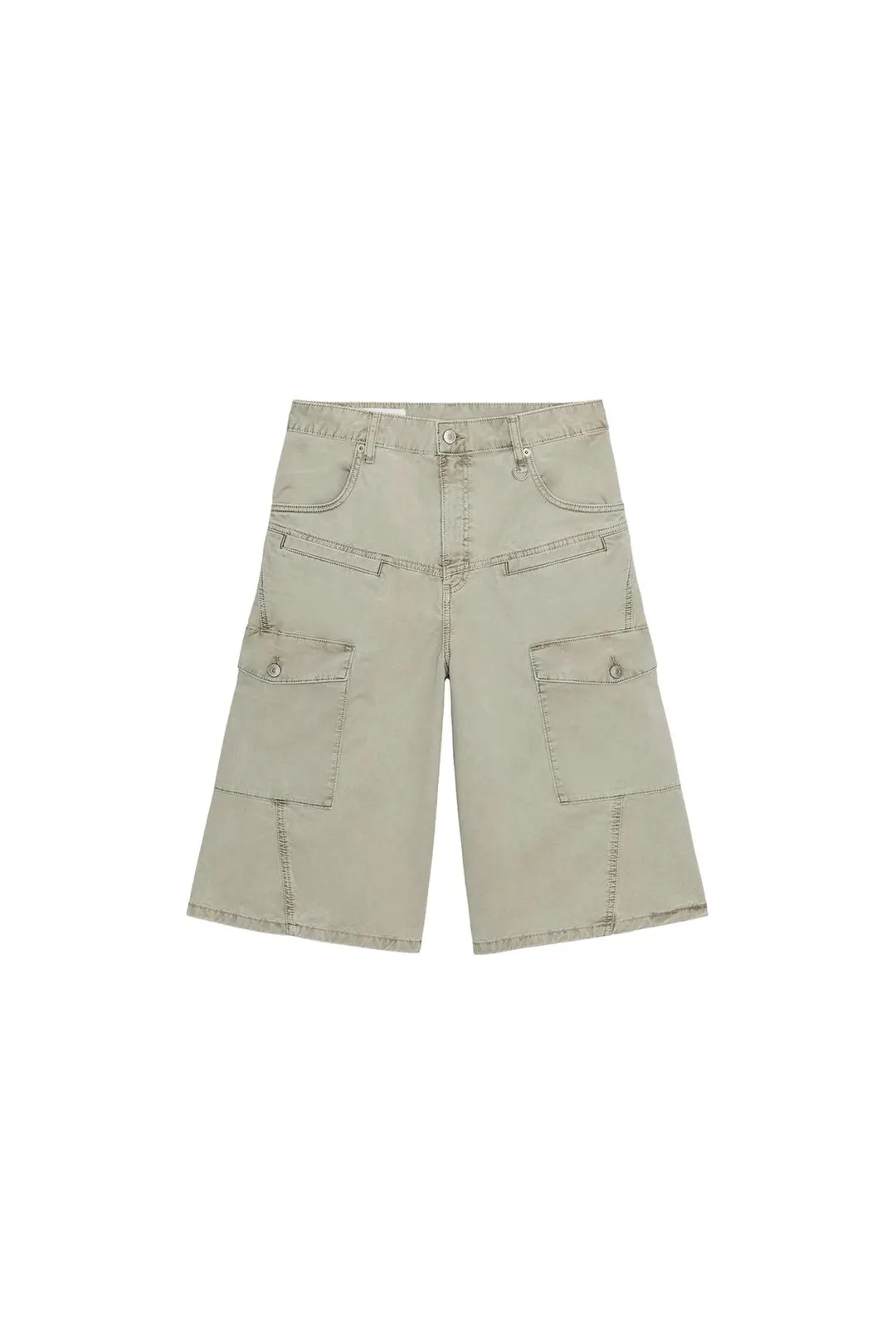 Джинсовые бермуды карго, Zara