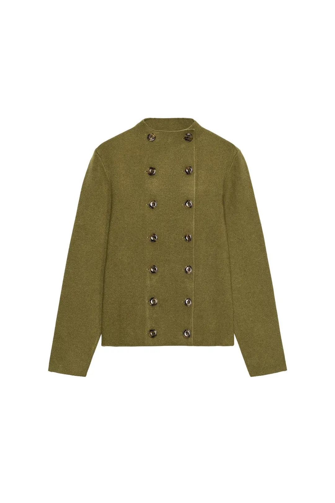 Двубортный вязаный кардиган, Zara
