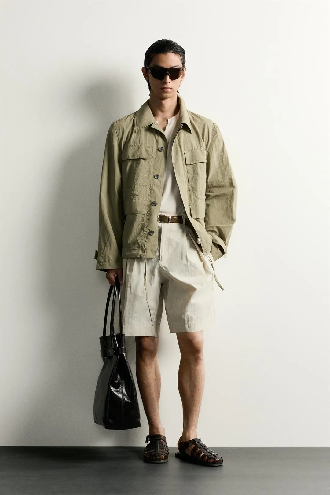 Парка свободного кроя с карманами, Zara