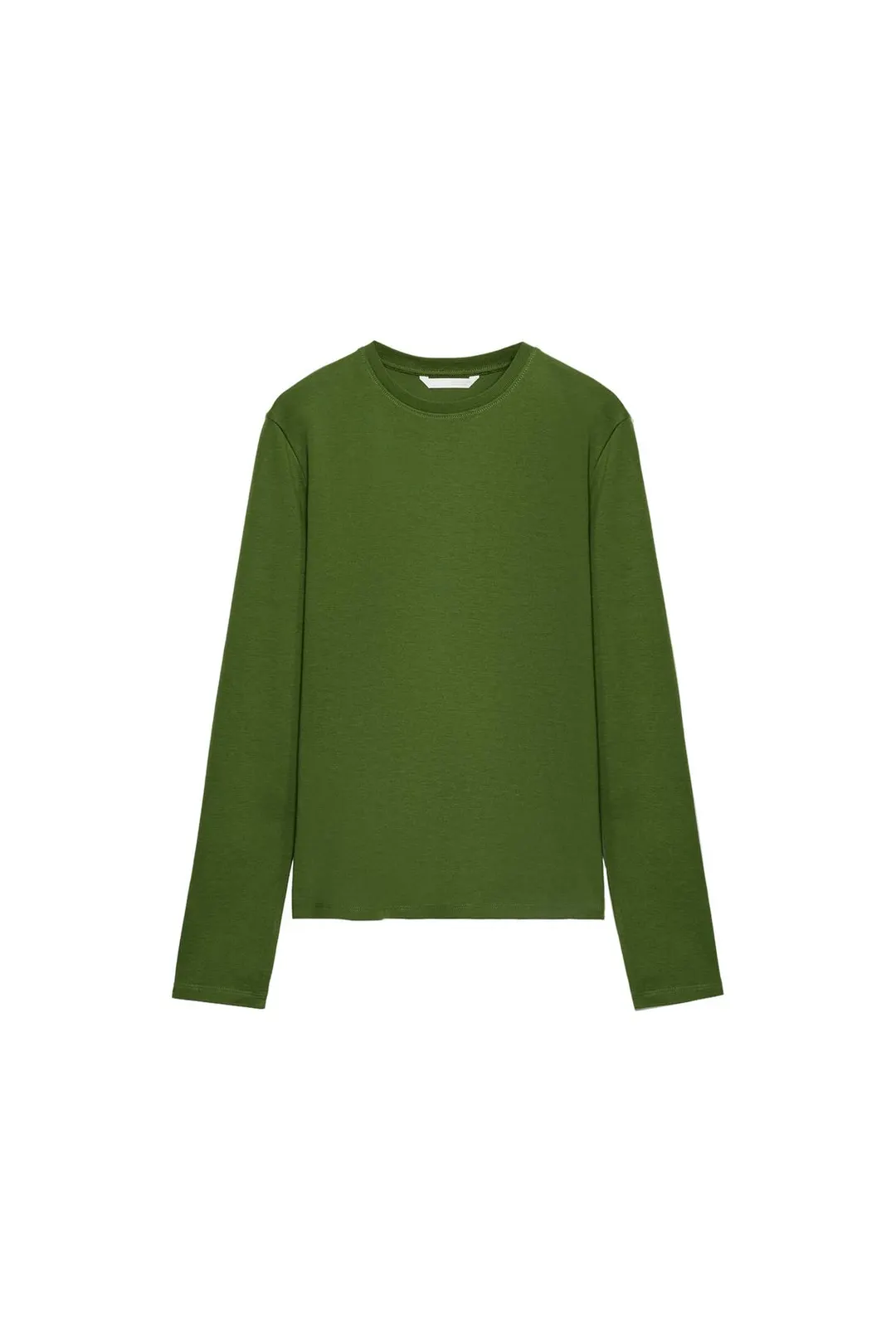 Футболка из интерлока с длинными рукавами, Zara