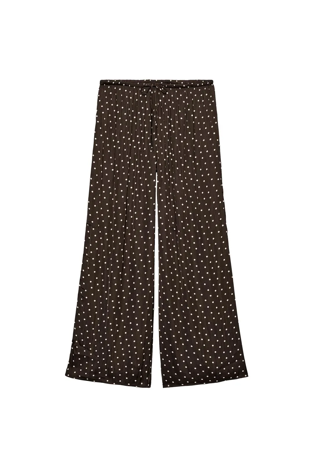 Брюки палаццо в горошек, Zara