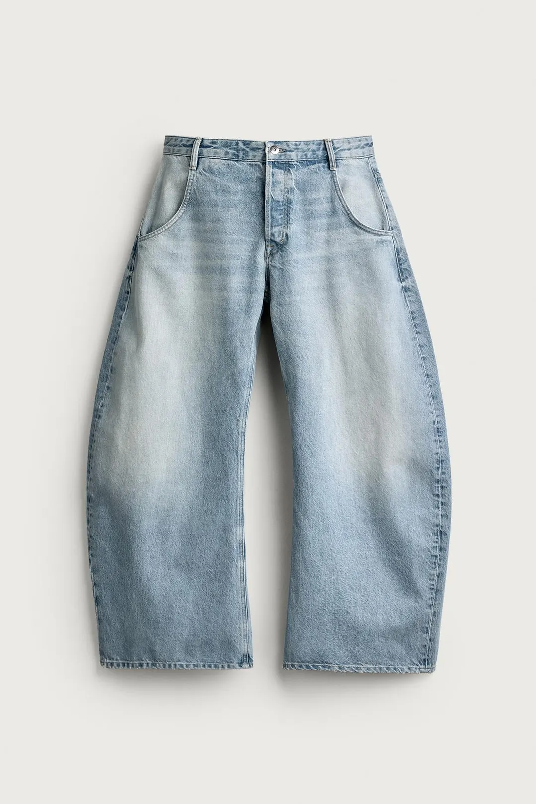 Джинсы свободного кроя barrel, Zara