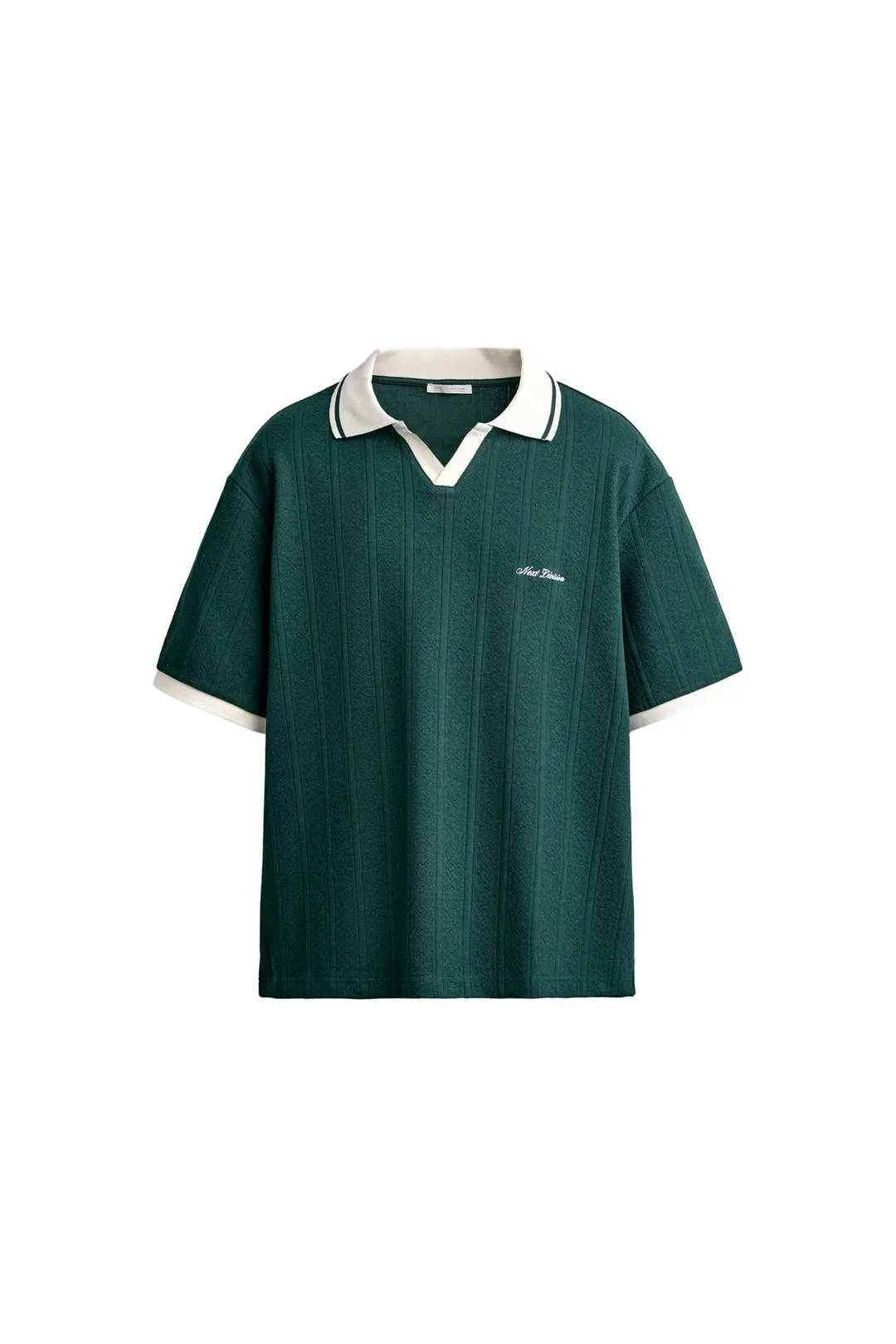 Рубашка поло свободного кроя с вышитой надписью, Zara