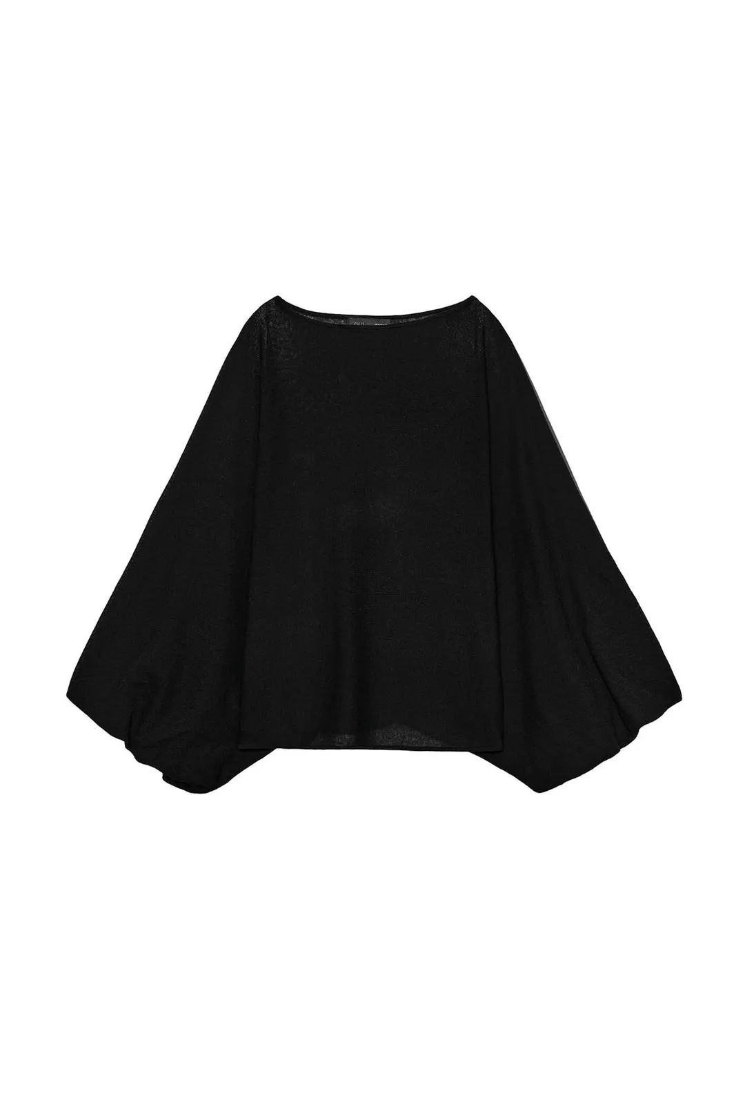 Трикотажный свитер с объемными рукавами, Zara